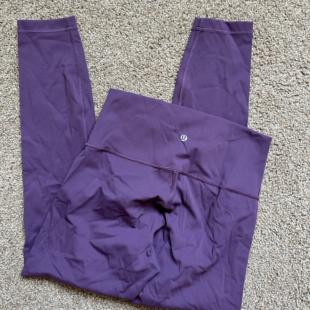 Dark purple size 6 lululemon leggings